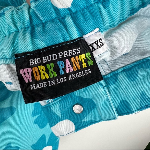 BIG BUD PRESS Blue Flower Classic Work Pants - Picture 6 of 11